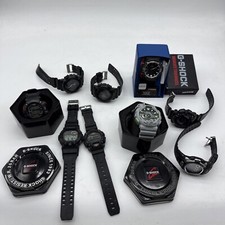 Lote 9 Relógio Masculino Digital Analógico Casio G-SHOCK GA-100 5081 Preto/Vermelho, usado comprar usado  Enviando para Brazil