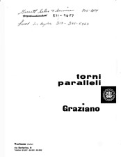 Graziano sag tornio usato  San Giuliano Terme