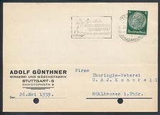 Hindenburg postkarte stuttgart gebraucht kaufen  Deutschland