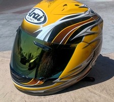 Capacete Arai RX-7 YF DESIGN rosto inteiro tamanho: L 59-60cm Japão - Como está - amarelo ponto  comprar usado  Enviando para Brazil