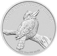 Silbermünze kookaburra 2010 gebraucht kaufen  Borgholzhausen