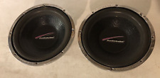 2/Par de Subwoofers Vintage Audiobahn AW1251T Old School Raro-Usado-100% para Caridade comprar usado  Enviando para Brazil