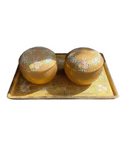 Exceptionnelle paire poudriers d'occasion Exceptionnelle paire poudriers d'occasion  Neuvy-Sautour