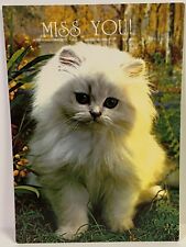 Postcard white feline for sale  Sterling