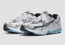 Tênis Nike Zoom Vomero 5 Branco/Prata Metálica Feminino Tamanho EUA 9 Casual Novo✅ comprar usado  Enviando para Brazil