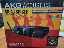 Receptor estacionário AKG WMS 40 PRO Single PRO SR 40 com fonte de alimentação nova caixa aberta comprar usado  Enviando para Brazil
