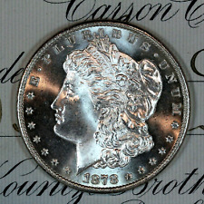 * 1878-S * escolha para GEM BU MS Morgan Silver Dollar * Bolsa De Banco Original * comprar usado  Enviando para Brazil