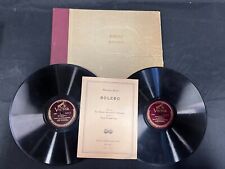 Antique Ravel Bolero Victor Musical Masterpiece 2lp Set Complete UNTESTED 82923 comprar usado  Enviando para Brazil