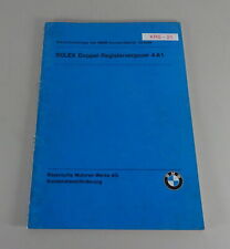 Material de treinamento/seminário BMW Solex carburador duplo 4A1 de 7/1976 comprar usado  Enviando para Brazil