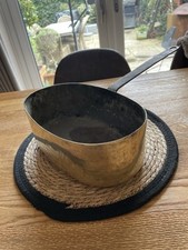 pan brass vintage handled for sale  LEATHERHEAD