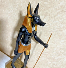 Oro * Negro -13 pulgadas-Ebros Anubis dios egipcio vida después de la..., usado comprar usado  Enviando para Brazil