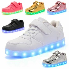 Tênis luminoso meninas meninos crianças crianças iluminação LED tamanho presente Natal comprar usado Tênis luminoso meninas meninos crianças crianças iluminação LED tamanho presente Natal comprar usado  Enviando para Brazil