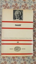 Goethe faust nue usato  Milano