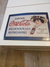 Plaque publicitaire coca d'occasion  Héricourt
