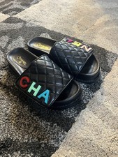Women channel slippers for sale  Hawthorne