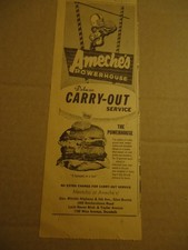 Ameche restaurant 1960 for sale  USA