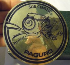 Adesivo vintage sub usato  Albenga