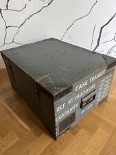 Antique trunk case for sale  CHESTERFIELD