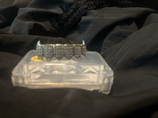 Presas de vampiro Grillz tom prata dentes inferiores presas caninas grades de barra frontal fina comprar usado  Enviando para Brazil