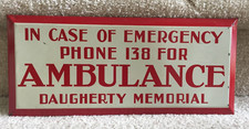 Vintage sign toc for sale  Mt Zion