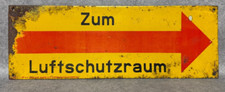 Blechschild zum luftschutzraum gebraucht kaufen  Kiel