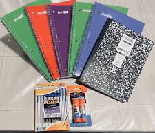 Caneta + Engrenagem 1 Assunto Caderno Espiral Regimento Largo 70 Folhas Cores Sortidas 8 PACOTES comprar usado  Enviando para Brazil