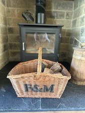 Log basket large for sale  WOODHALL SPA