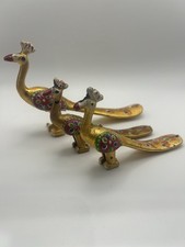 Peacock figurines birds for sale  UPMINSTER