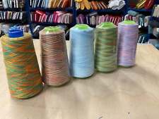 Multicolour overlocker cones for sale  PRESTON