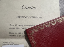 Cartier certificato gioiello usato  Roma