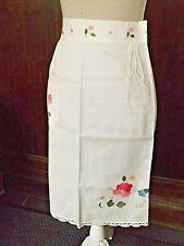 Tablier coton blanc d'occasion  Naintré