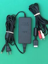 Autêntico adaptador de alimentação fino Sony Playstation 2 PS2 + cabo AV fabricante de equipamento original, usado comprar usado  Enviando para Brazil