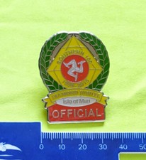 1955 - 2015 Isle of Man TT Manx Southern 100 broche distintivo de motocicleta OFICIAL comprar usado  Enviando para Brazil