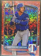 Refrator Bowman Paulino Santana Chrome Prospects ouro rosa diamante 2025 /15 comprar usado  Enviando para Brazil