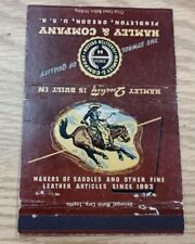 Matchbook cover hamley for sale  Phoenix