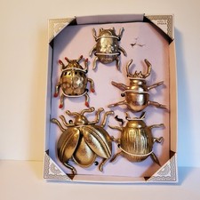 Metal goldtone beetle for sale  Willisburg
