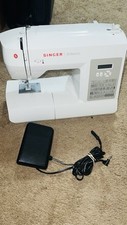 Máquina de costura eletrônica Singer 6180 Brilliance capa de poeira, estojo, acessórios comprar usado  Enviando para Brazil