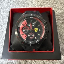 Relógio de pulso Ferrari Scuderia cronógrafo preto/vermelho vem com caixa Usado, usado comprar usado Relógio de pulso Ferrari Scuderia cronógrafo preto/vermelho vem com caixa Usado, usado comprar usado  Enviando para Brazil