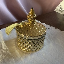 Decorative glass trinket for sale  POOLE
