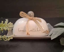 Farmhouse butter dish for sale  Bakersfield