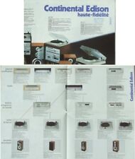 Brochure hifi continental d'occasion  Rennes-