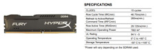 Usado, Memória de computador para jogos 2x4gb Kingston Hyperx Fury DDR4-2400 HX424C15FBK2/8 comprar usado  Enviando para Brazil