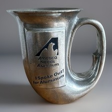 Caneca Tankard Stein Vintage America Needs Aluminum, French Horn, I Spoke Out, 5”  comprar usado  Enviando para Brazil