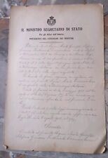 Decreto ministro segretario usato Decreto ministro segretario usato  Roma