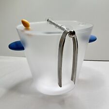 Balde de gelo Michael Graves Design acrílico fosco plástico mod com pinça 10” comprar usado  Enviando para Brazil