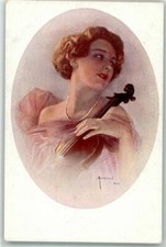 39685374 - Glamour Frau Verlag BKW I 475-1 sign. Manasse Streichinstrument, usado comprar usado  Enviando para Brazil