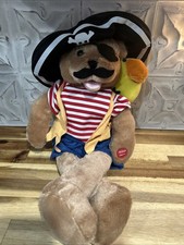 Brinquedo interativo recheado cantando pirata e papagaio cantando quente quente quente, decoração de bar comprar usado  Enviando para Brazil