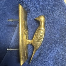 Anel de campainha de porta de bronze com design de pássaro Woodpecker  comprar usado  Enviando para Brazil