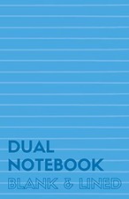 Usado, Dual Notebook Blank & Lined: Half L..., Notebookers, Co comprar usado  Enviando para Brazil