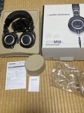 Fones de ouvido Audio-Technica ATH-M50X com fio com caixa preta do Japão usados (K) comprar usado  Enviando para Brazil